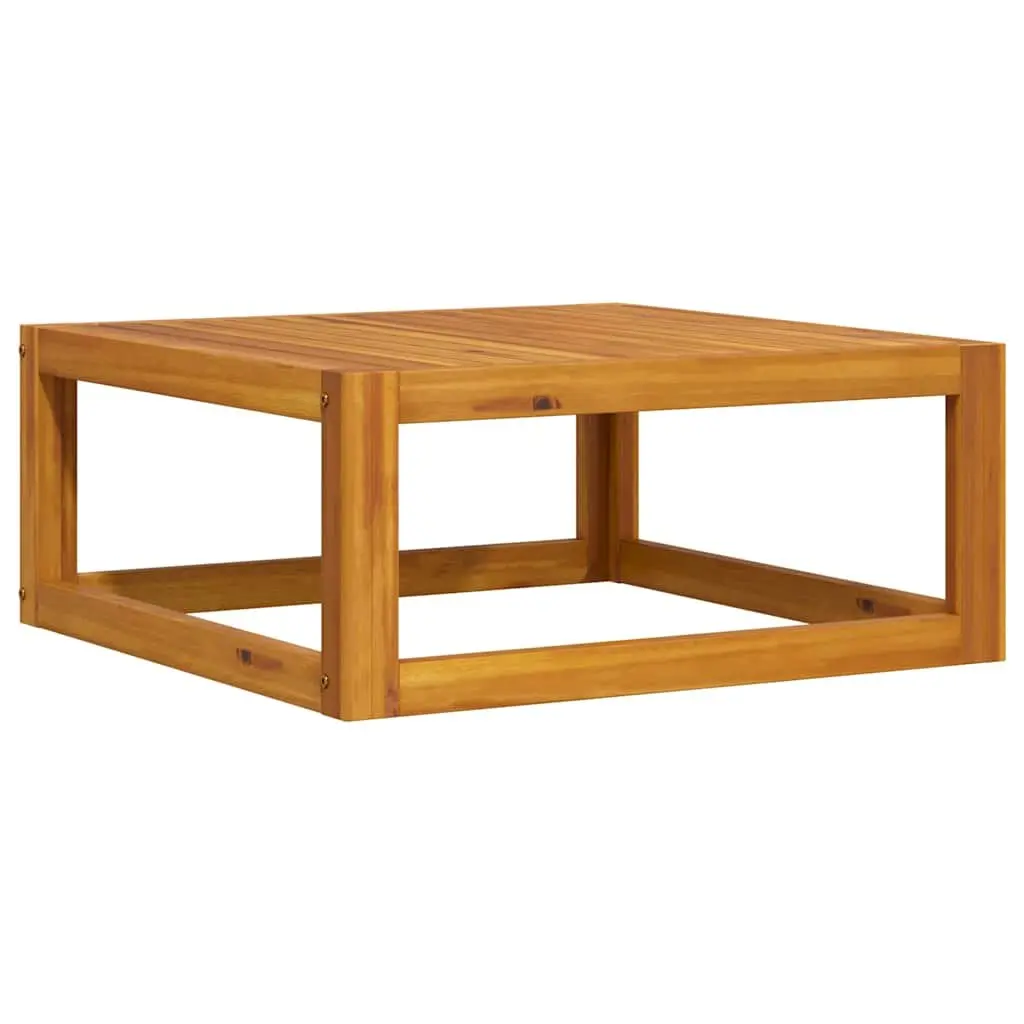 Outdoor Coffee Table 68x68x29 cm Brown Wooden Patio Garden Furniture Slatted