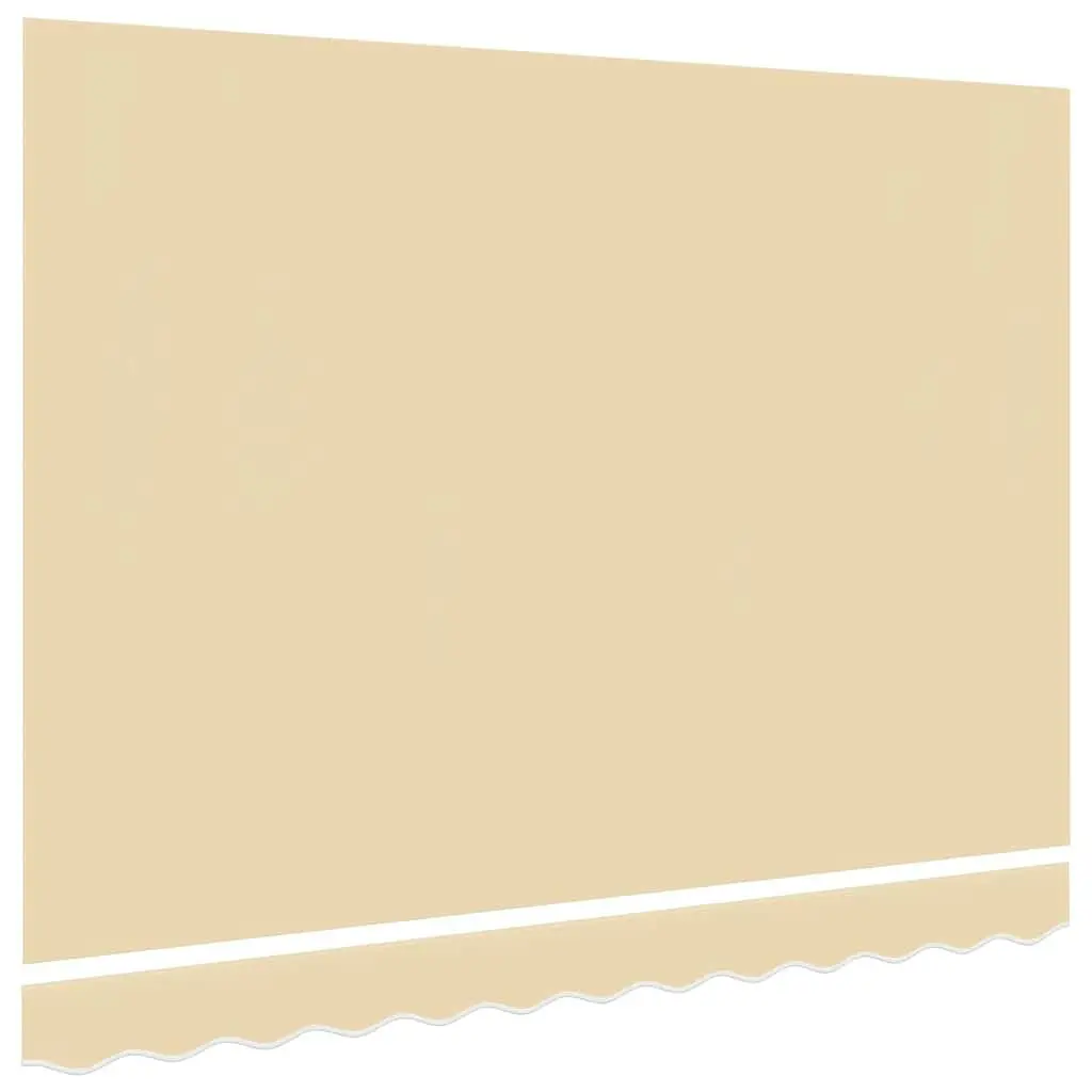 Awning Replacement Fabric Cream 5x3.5 m Polyester Sunshade
