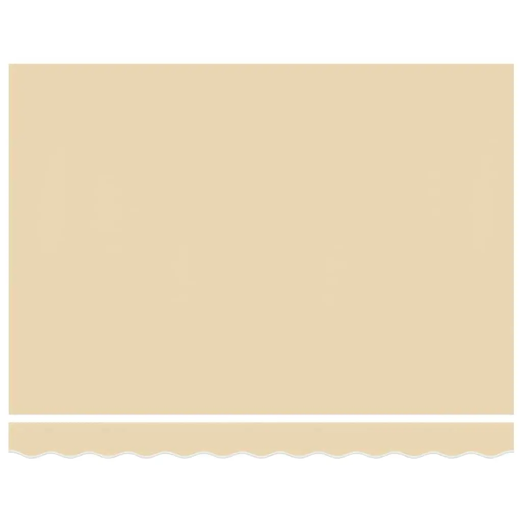 Awning Replacement Fabric Cream 5x3.5 m Polyester Sunshade