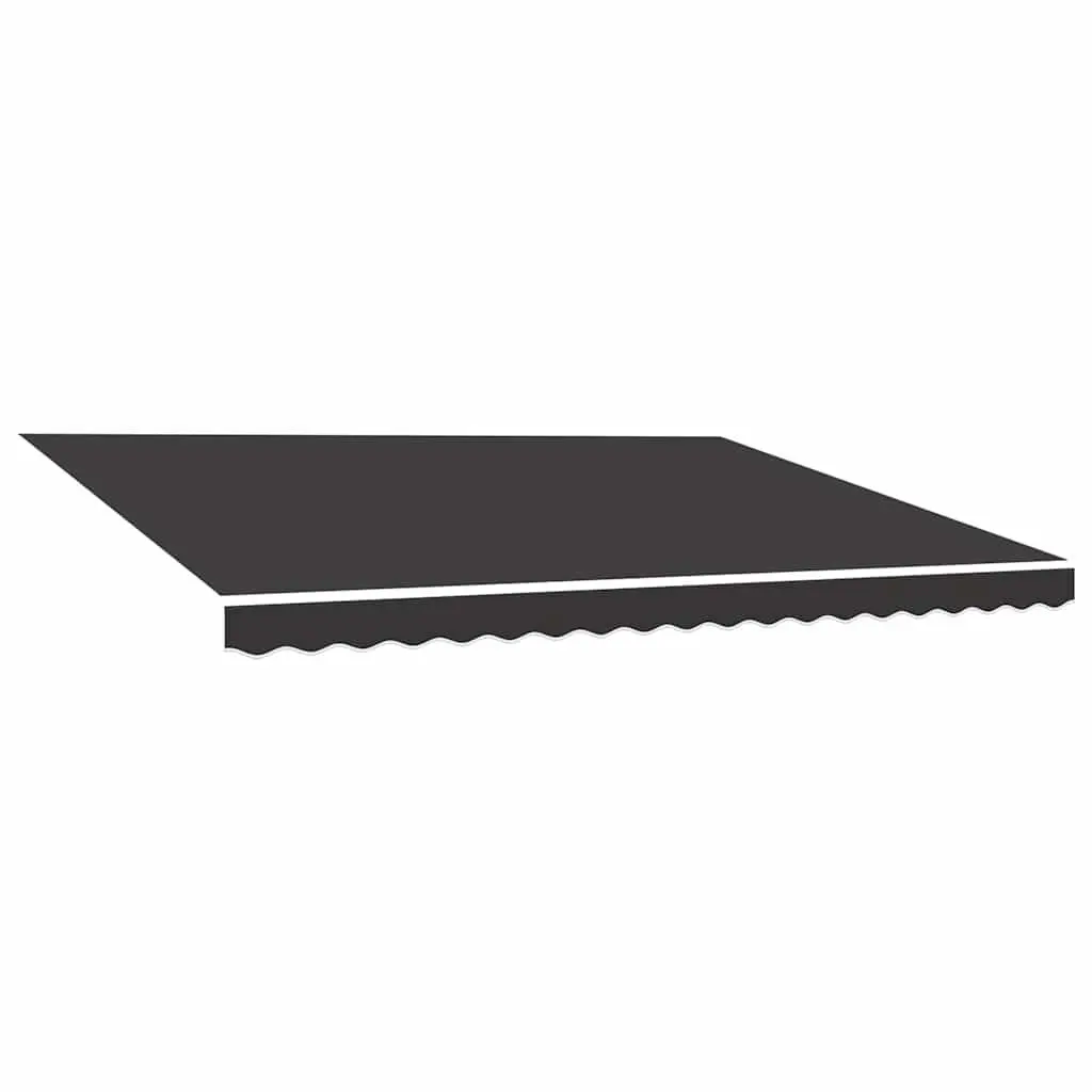 Awning Replacement Fabric UV-Resistant Polyester 4x3.5m Anthracite