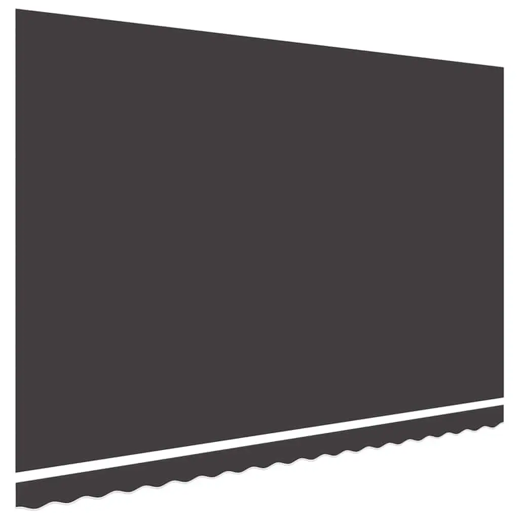 Awning Replacement Fabric UV-Resistant Polyester 4x3.5m Anthracite