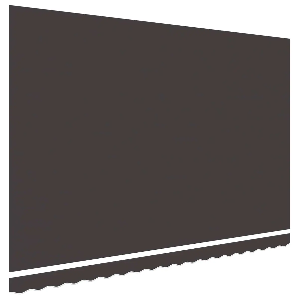 Awning Replacement Fabric Sunshade Cover 5x3.5m Anthracite