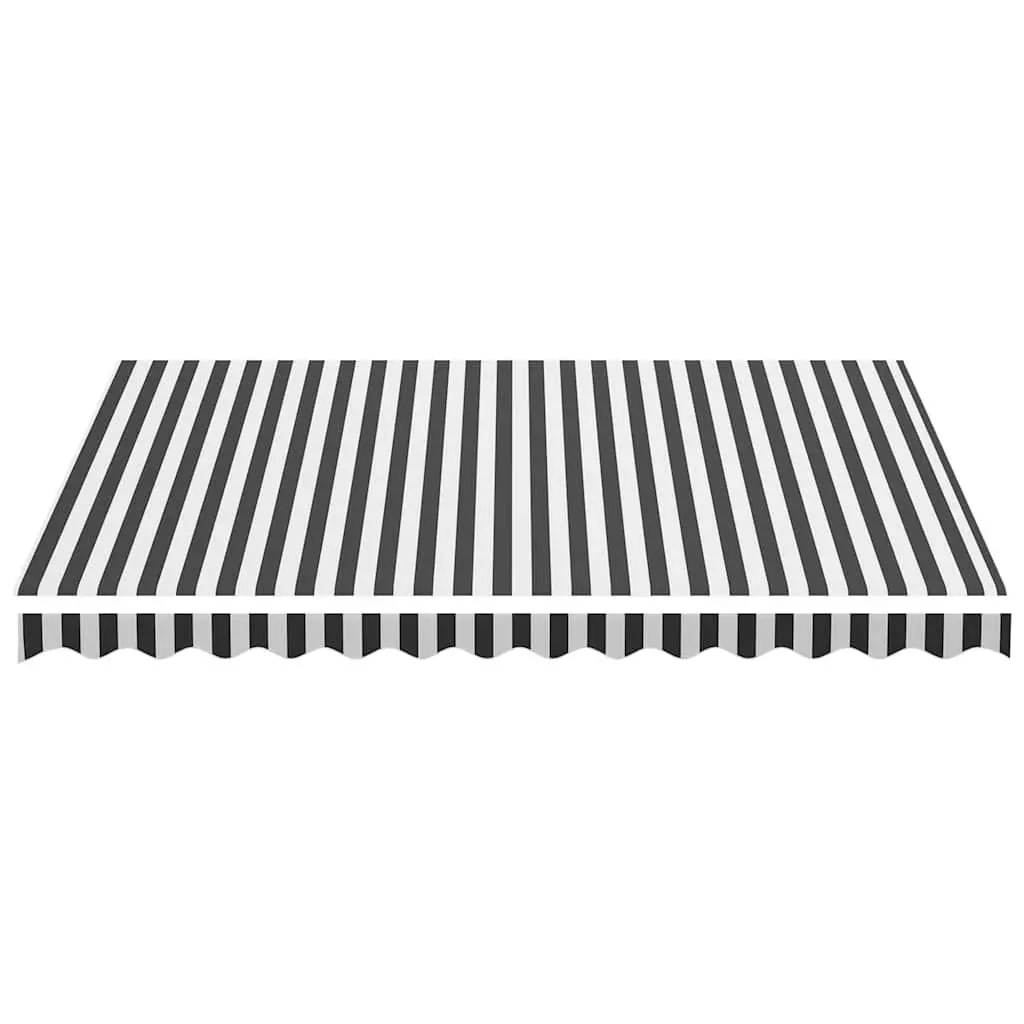 Awning Replacement Fabric 3.5x2.5m UV Resistant Anthracite White Garden Shade
