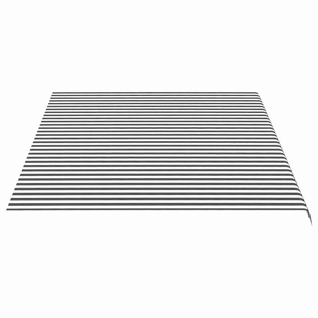 Awning Replacement Fabric Sunshade 5x3.5m Anthracite White