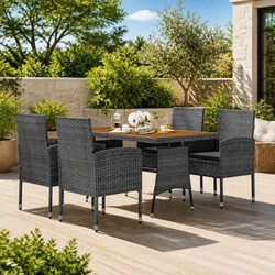 Value-Driven 5 Piece Outdoor Dining Set for Your Patio