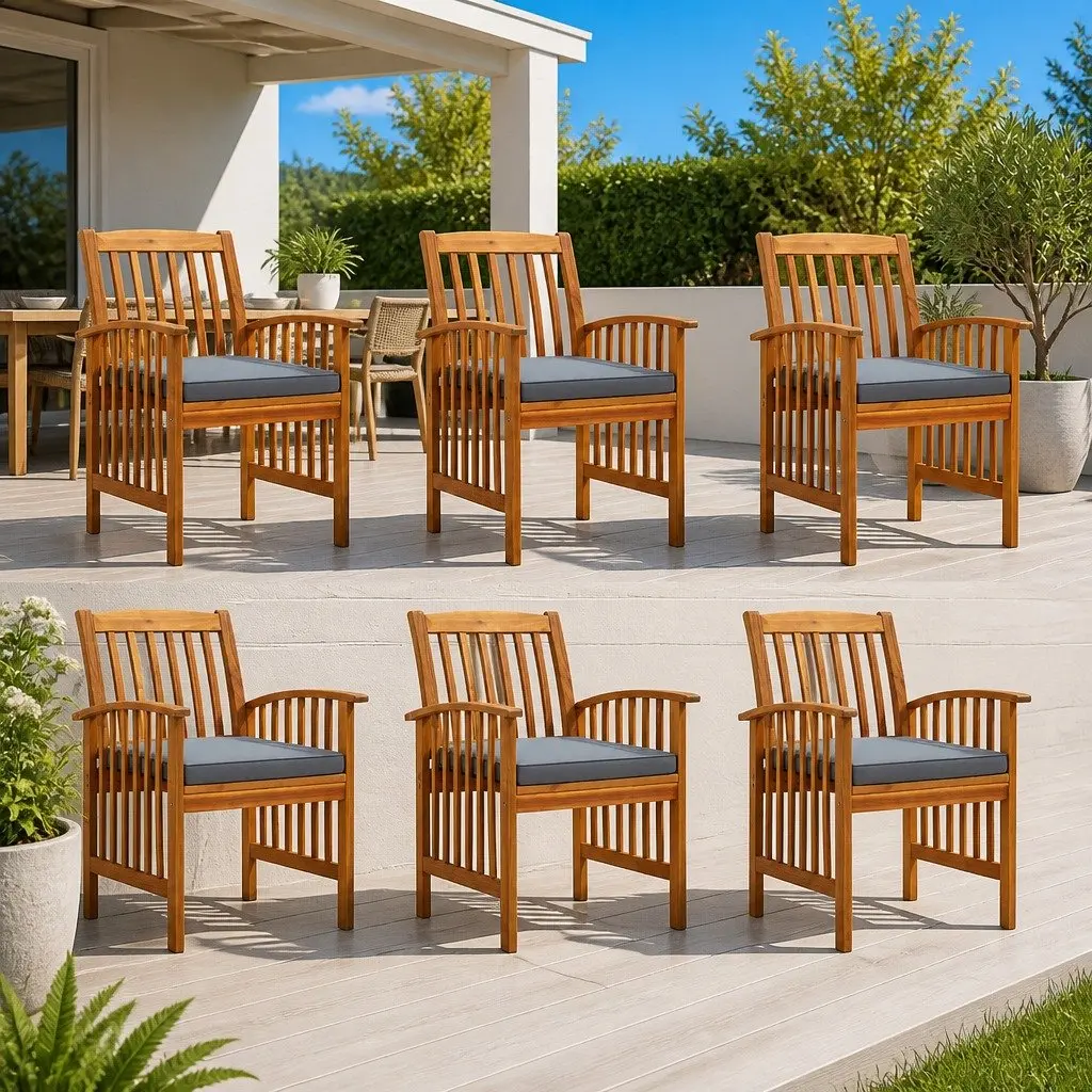 Outdoor Dining Chair Set of 6