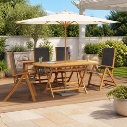 Comfortable and Practical Folding Garden Chairs Set