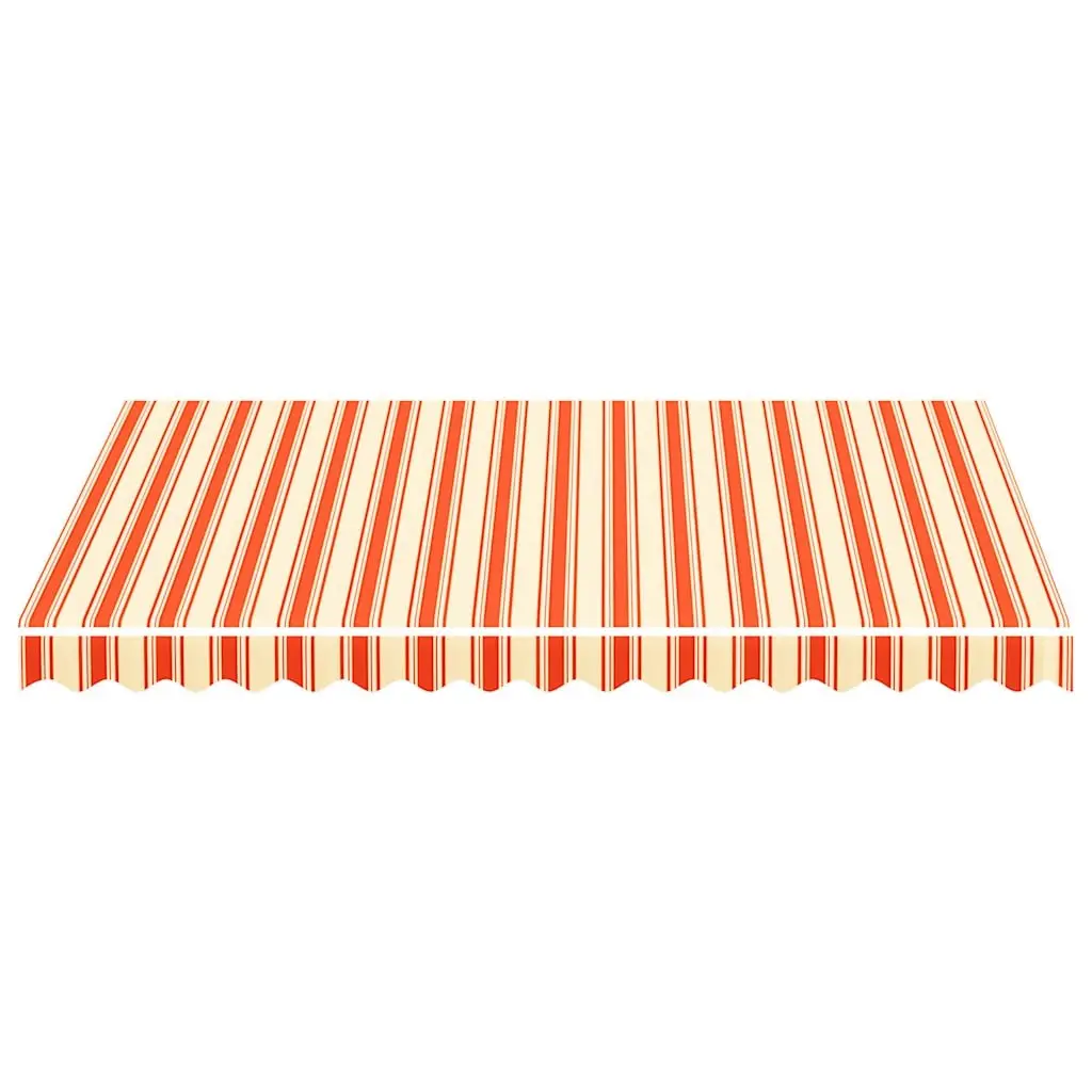 Awning Replacement Fabric Yellow Orange 3x2.5m Outdoor Patio Garden Sunshade Top