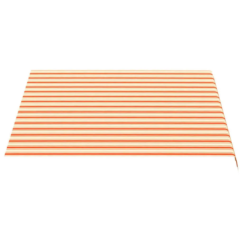 Awning Replacement Fabric Yellow Orange 3x2.5m Outdoor Patio Garden Sunshade Top
