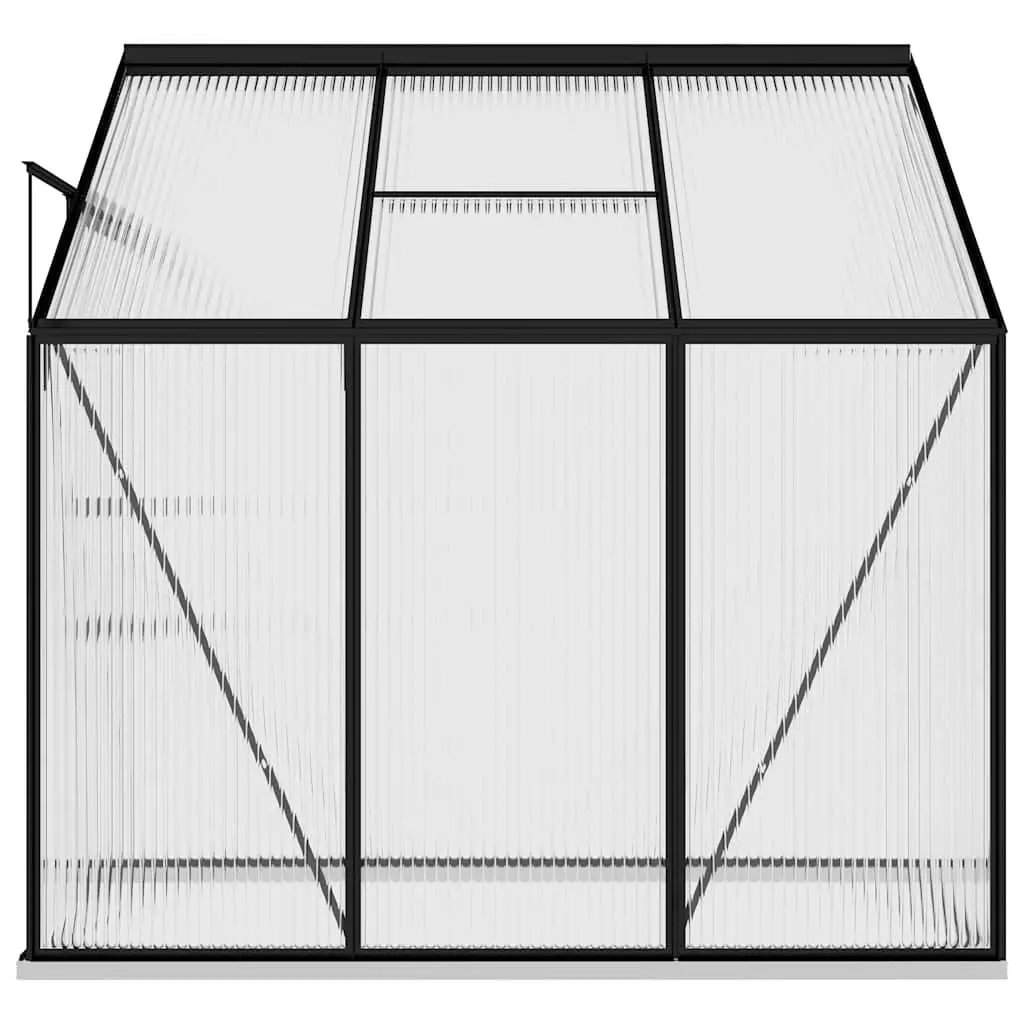 Greenhouse Anthracite Aluminium Frame PC Board 3.97m³ Garden Plant Growing
