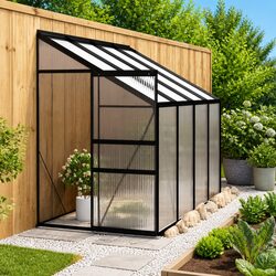 Reliable Anthracite Aluminium Greenhouse for Your Plants