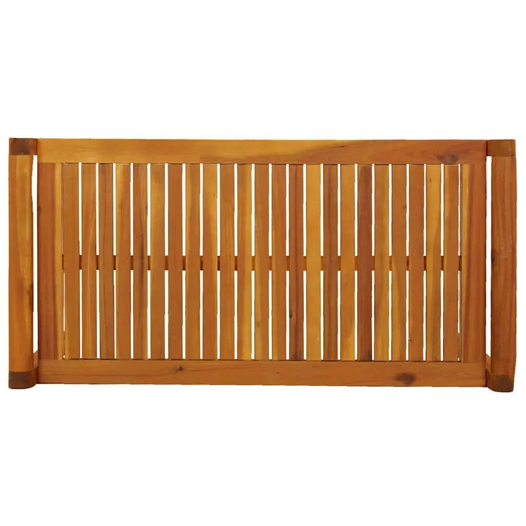 Garden Lounge Set 2 Piece Outdoor Furniture Solid Wood Brown