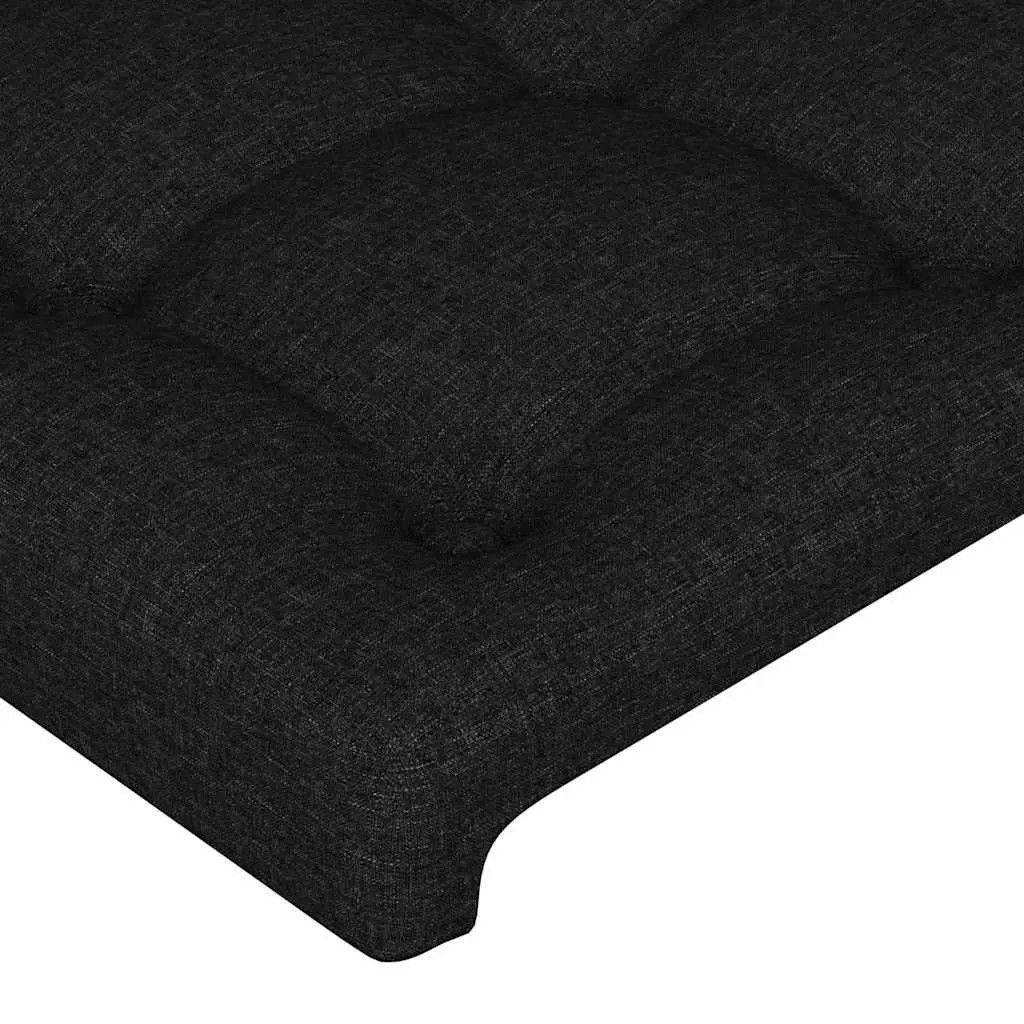 LED Headboard 160cm Black Fabric Bedroom Bed Head Light Modern Design