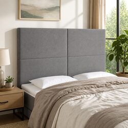 Comfort and Value: 144cm Dark Grey LED Headboard
