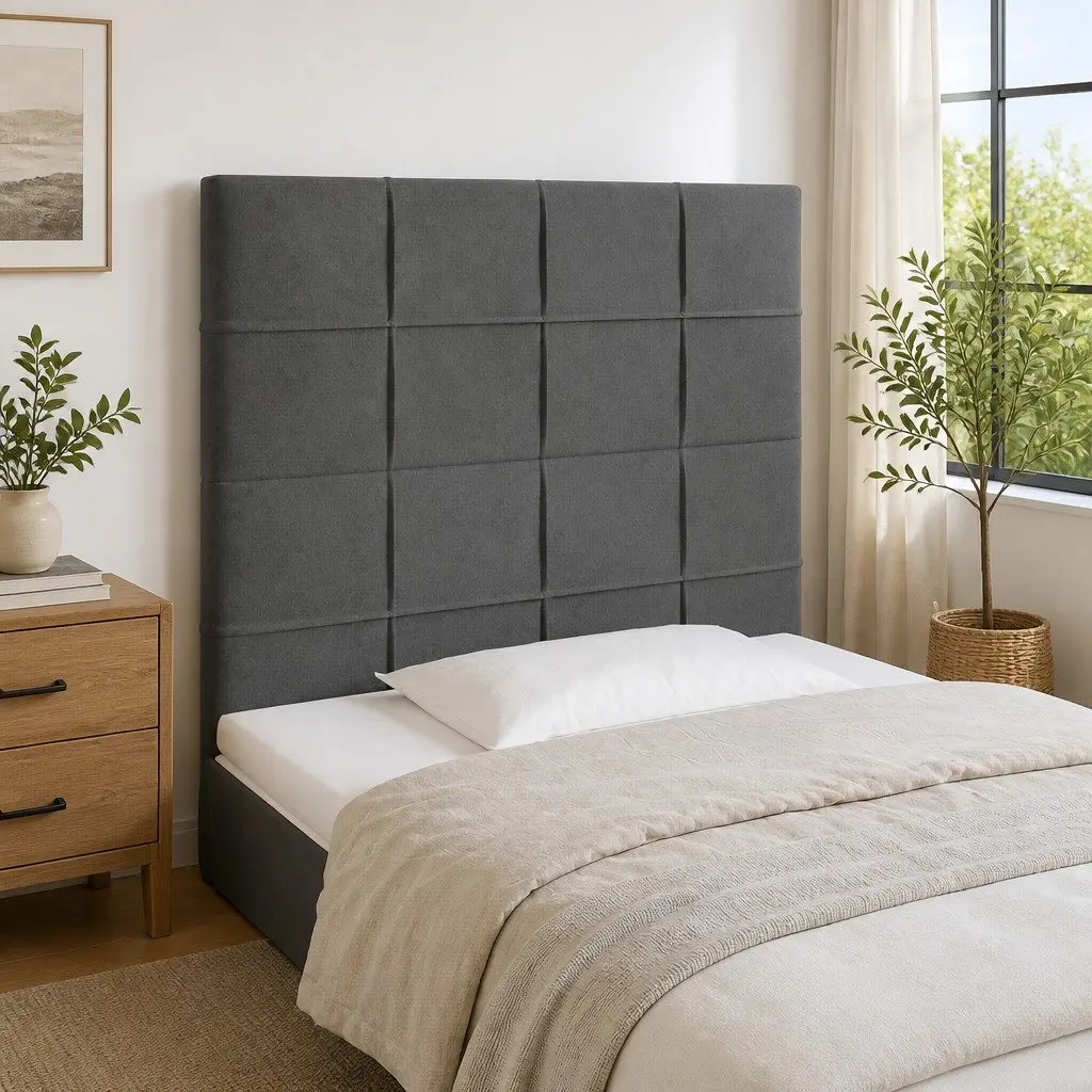 100cm Velvet Headboard with LED Lighting