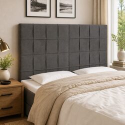 Comfortable LED Headboard 144 cm with Versatile Design