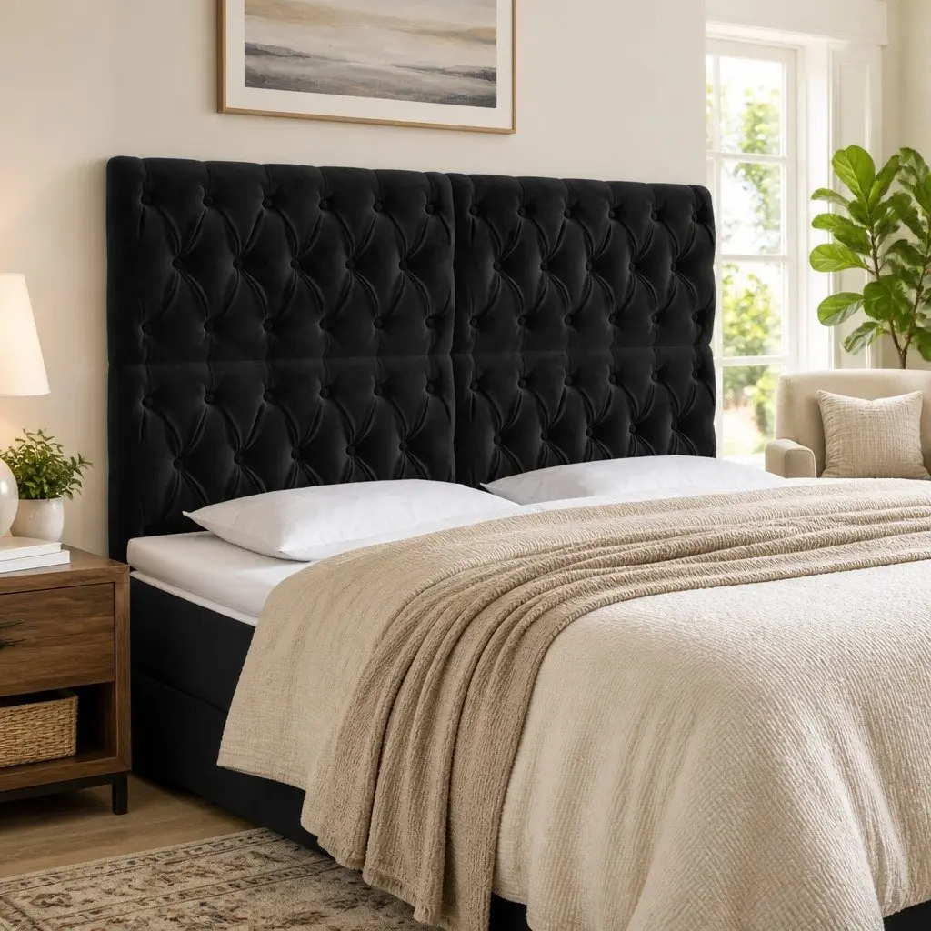 LED Headboard with Adjustable Lighting