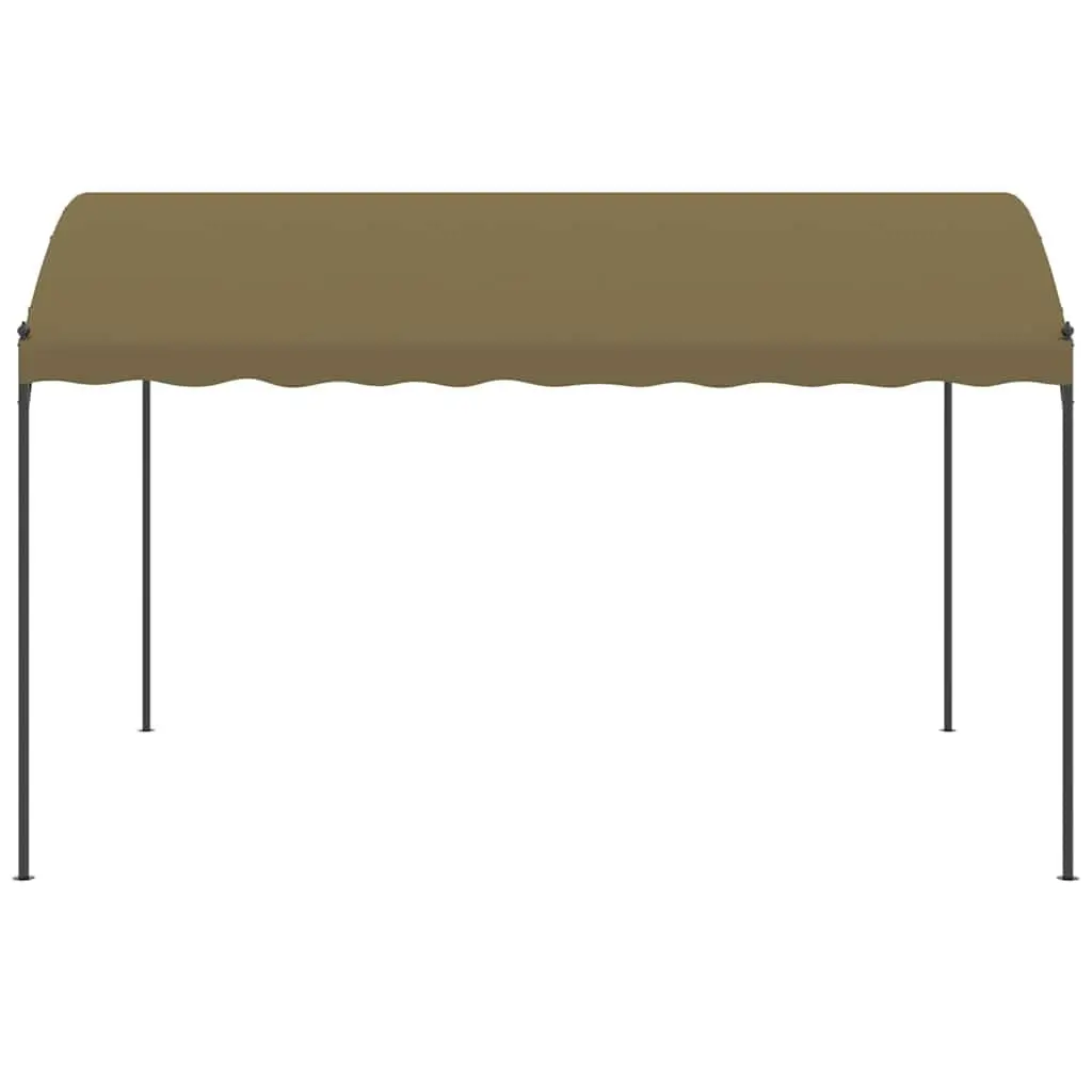 Gazebo Outdoor Garden Canopy Shelter 4x3x2.6m Taupe Polyester