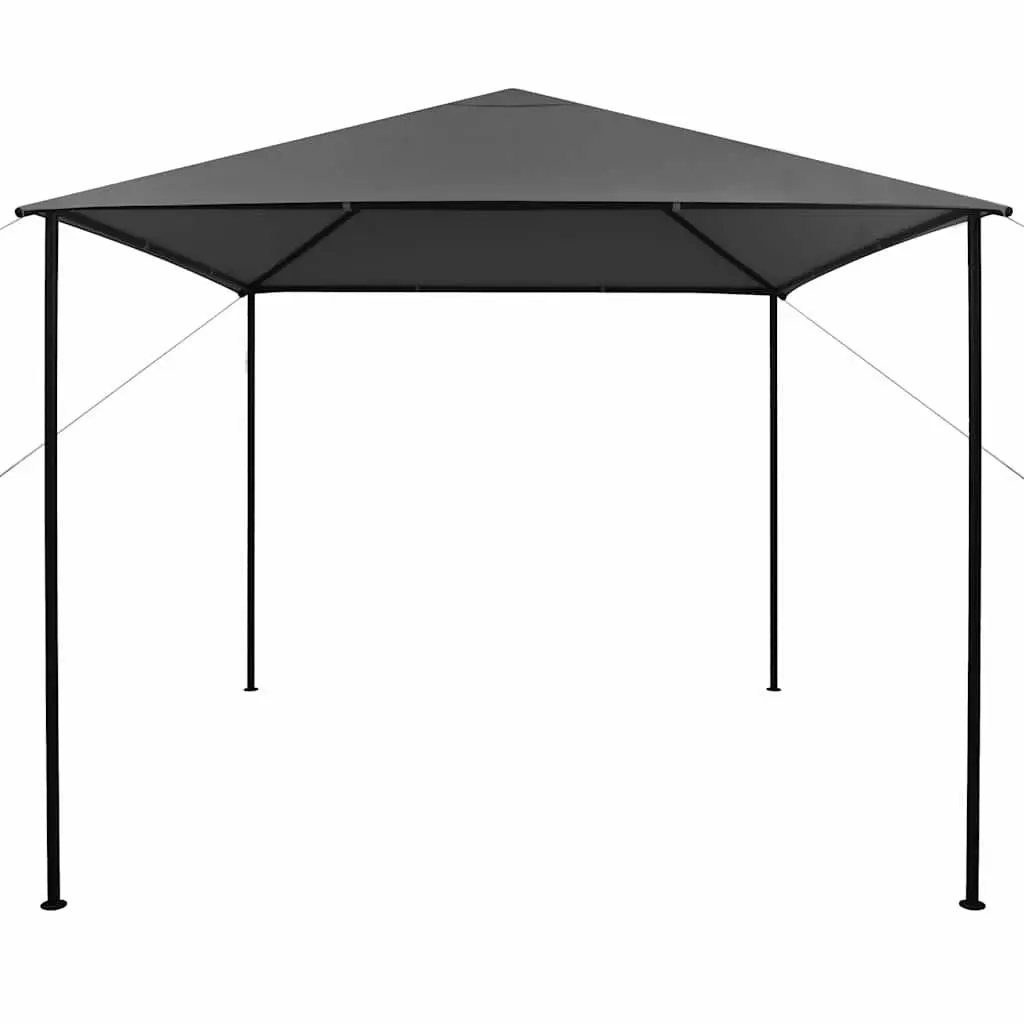 Gazebo Outdoor Canopy Shelter 3x3m Anthracite Steel Frame