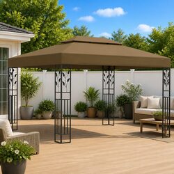 Reliable 3x4m Gazebo with Removable Cover for Easy Maintenance