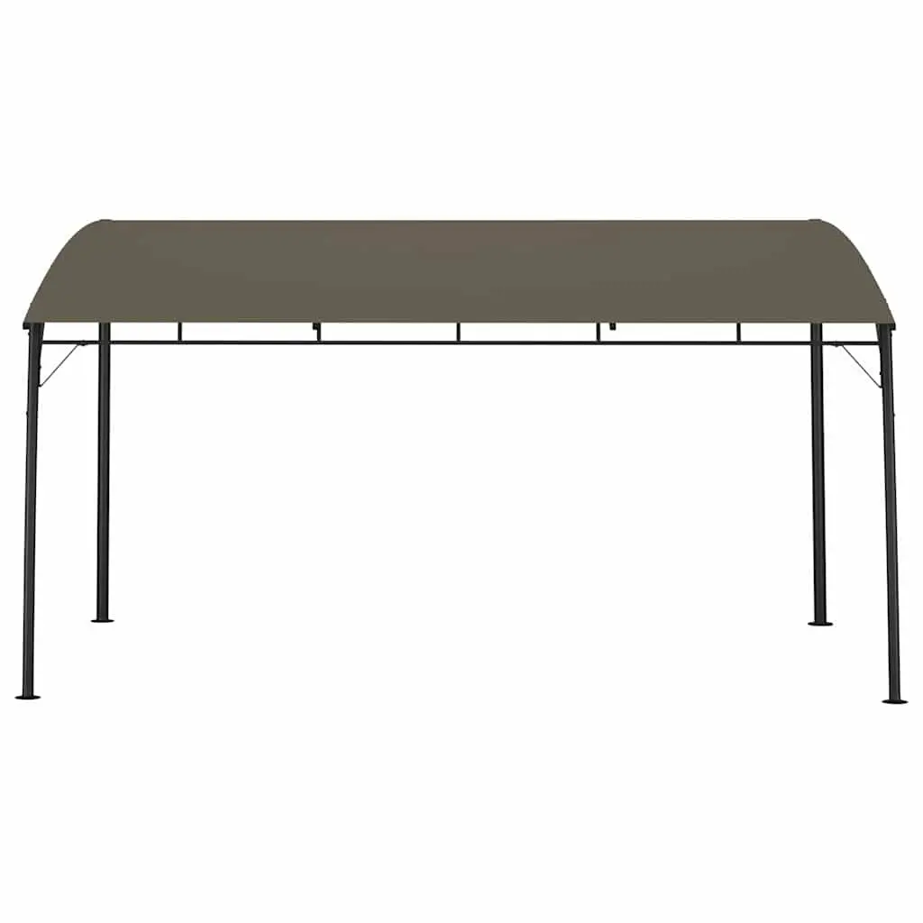 Garden Awning Sunshade Canopy 4x3x2.55m Outdoor Shelter Gazebo Taupe