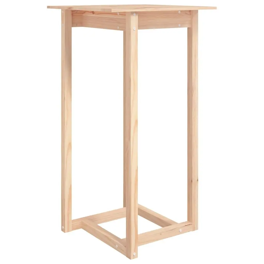 3 Piece Bar Set with Solid Pine Wood Finish