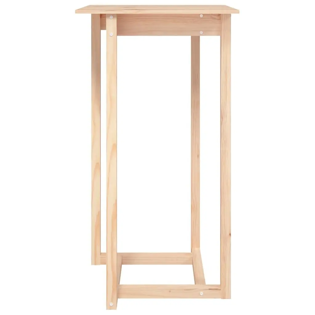 3 Piece Bar Set with Solid Pine Wood Finish