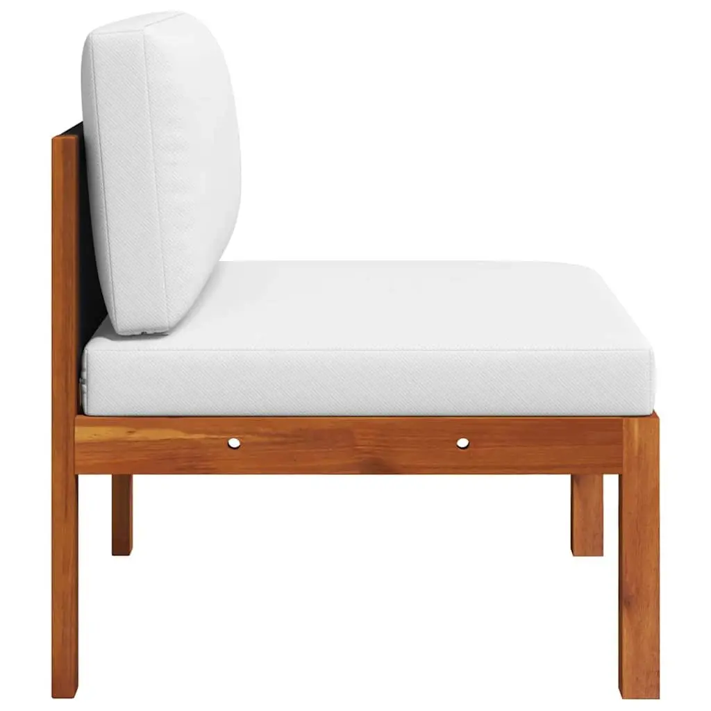Garden Middle Sofa Modular Outdoor Sectional Seating with Removable Cushions