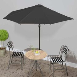 Dependable Half Round Balcony Parasol for Sun Protection