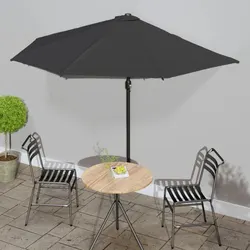 Dependable Half Round Balcony Parasol for Sun Protection