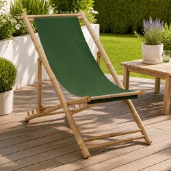 Reliable Green Deck Chair with Practical Features