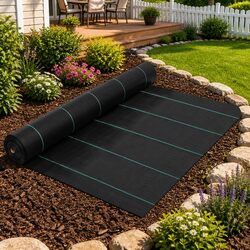 Reliable Black Weed Control Mat 1x10m for Your Garden