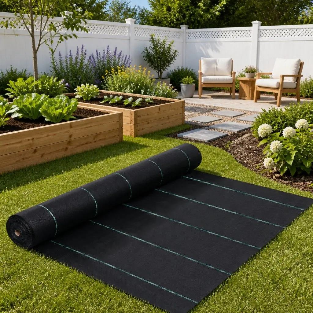Black Weed Control Mat 1m x 25m