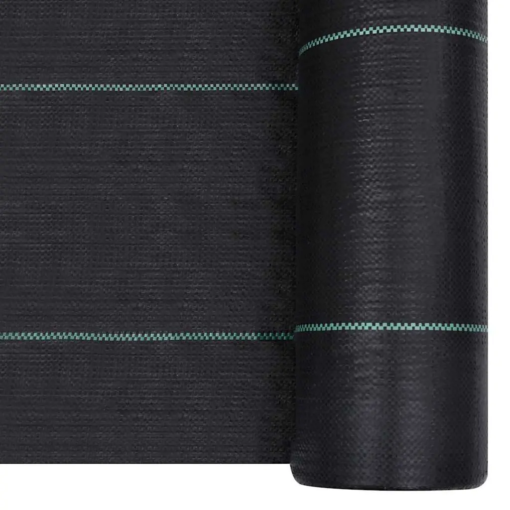 Weed Control Ground Cover Mat 1x25m Black Landscape Fabric
