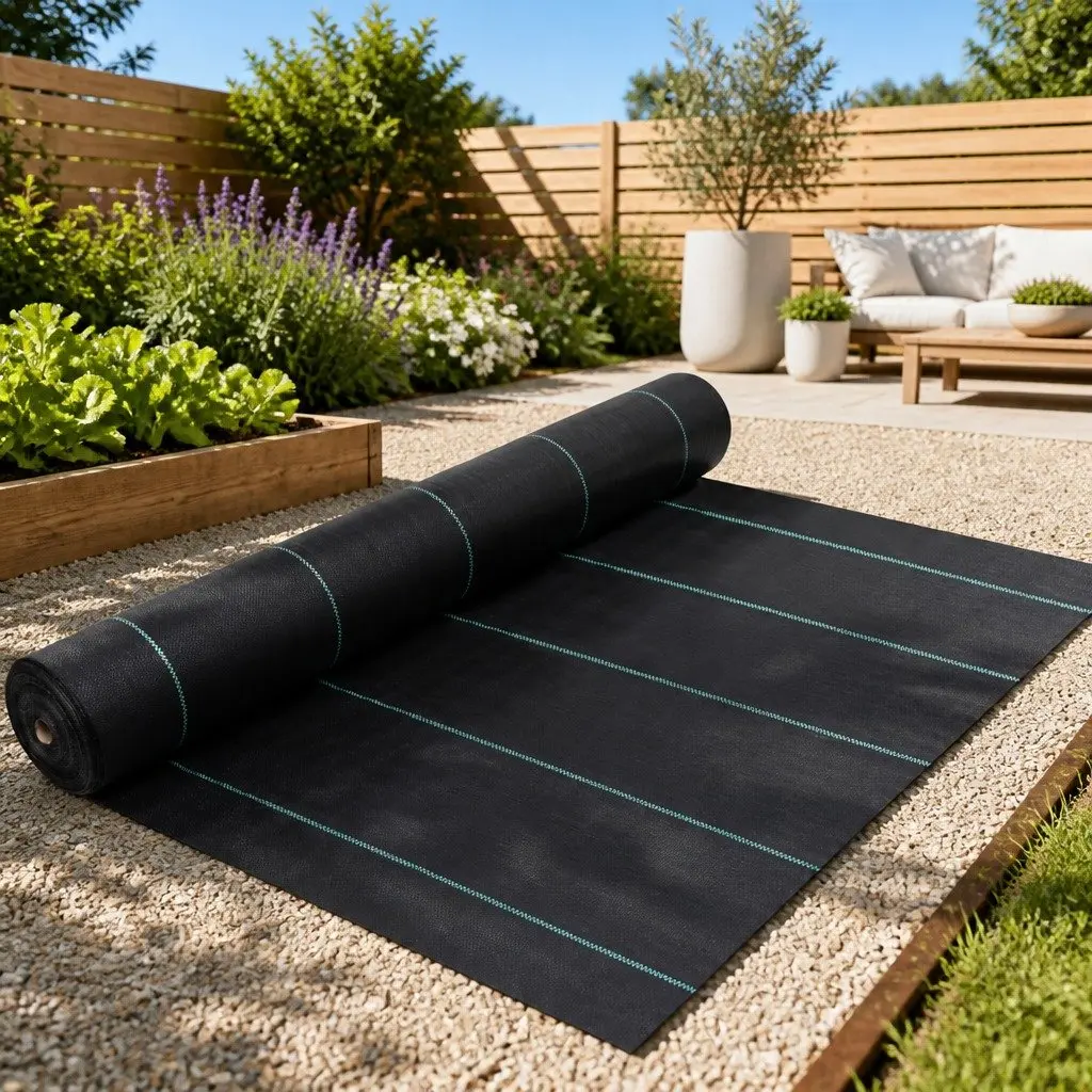 Black Landscape Fabric Weed Control 2x150 m