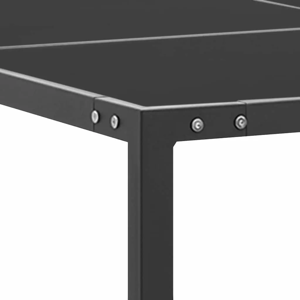 Garden Table 130x130cm with Durable Steel Frame