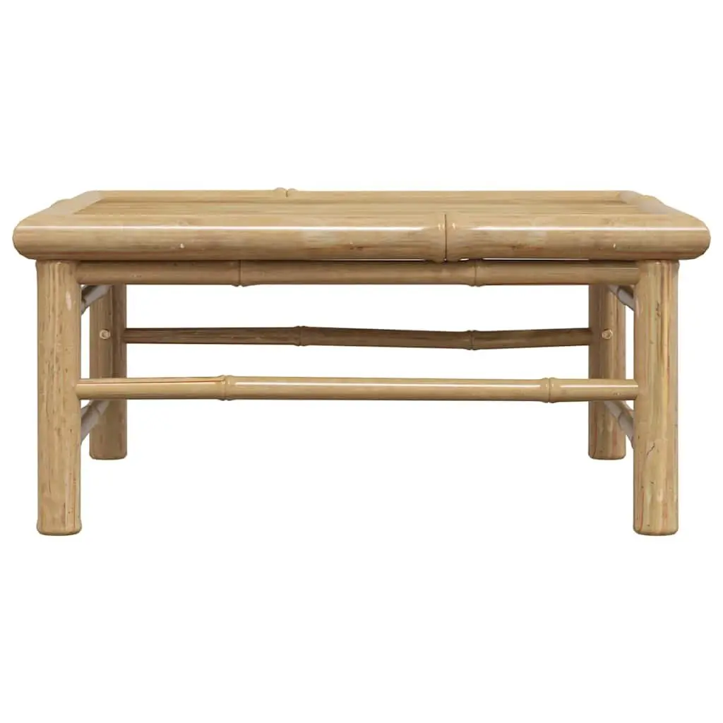 Bamboo Outdoor Garden Table 65x65x30cm Brown Patio Furniture Modular Design