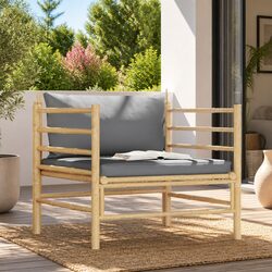 Affordable and Practical Bamboo Outdoor Sectional Sofa