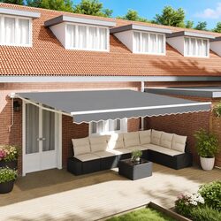 Reliable Manual Retractable Awning Frame in White