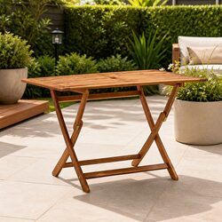 Reliable Folding Garden Dining Table for Outdoor Settings