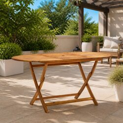 Practical and Stylish Folding Garden Dining Table