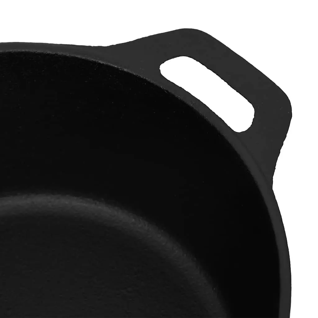 Cast Iron Stock Pot Stew Casserole 26.5cm Black