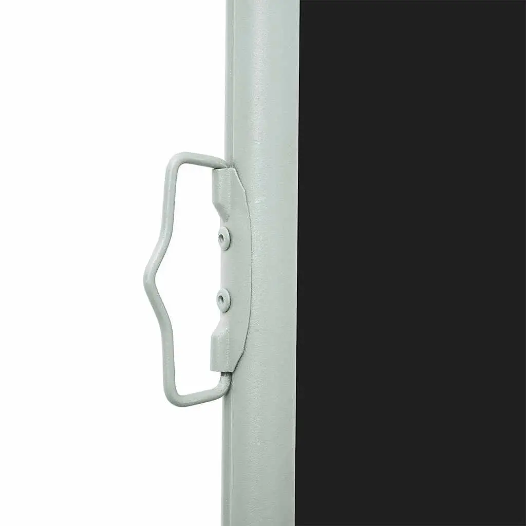 Retractable Side Awning Privacy Shade 140x600cm Black