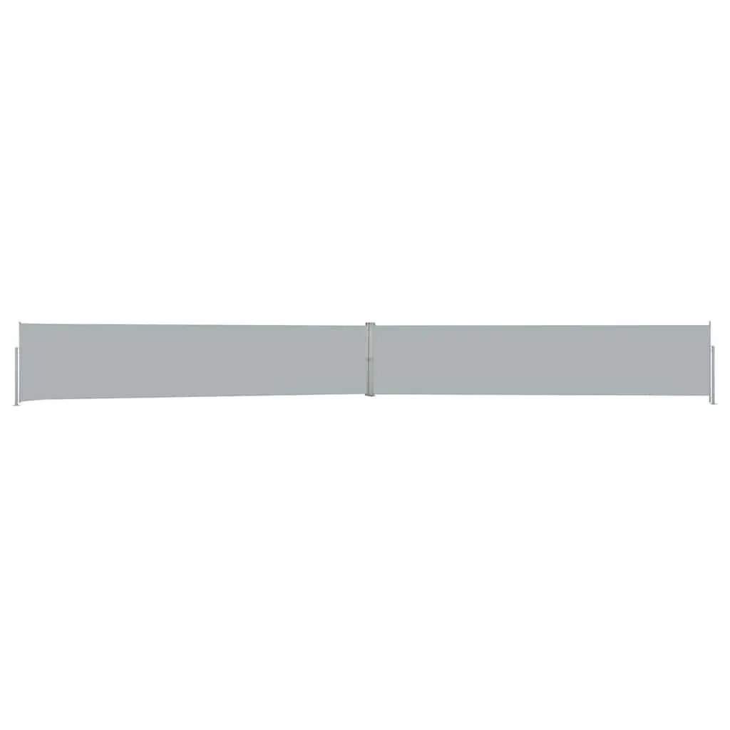Outdoor Privacy Screen Retractable Side Awning 1200x140cm Anthracite