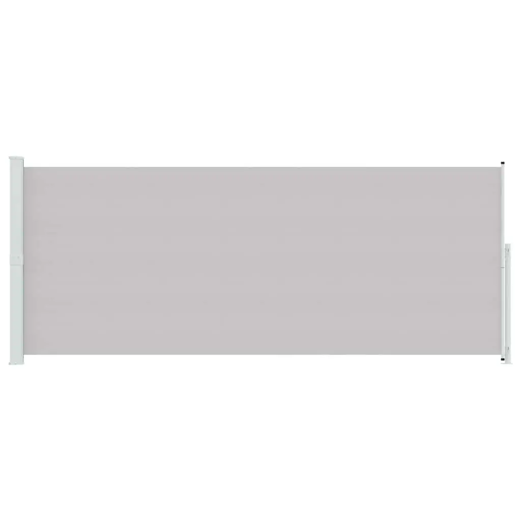Retractable Side Awning Outdoor Sunshade Privacy Screen 200x500cm Grey