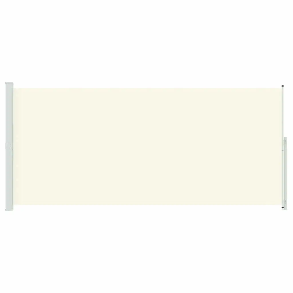 Retractable Side Awning Outdoor Privacy Screen 220x500cm Cream