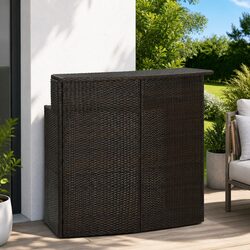 Reliable 2-Tier Outdoor Bar Table for Lasting Use