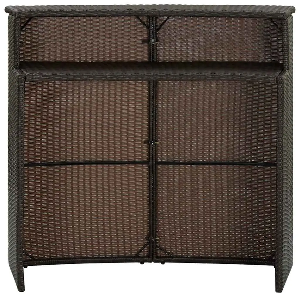 2-Tier Outdoor Bar Table for Lasting Use
