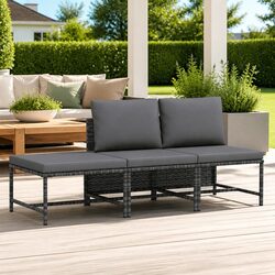 Quality and Value with Grey Poly Rattan Sofa Set