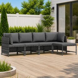 4-Piece Outdoor Sectional Sofa Set: Comfortable and Durable
